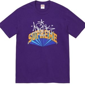 Supreme IRAK Arc Tee Purple Size XXL 2XL FW22T55 IN HAND